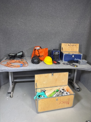 1443713-1 Samling med verktyg och utrustning - Stanley, Festool, Biltema m.fl.