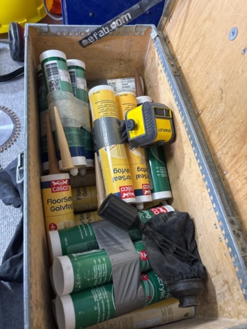 1443713-11 Samling med verktyg och utrustning - Stanley, Festool, Biltema m.fl.