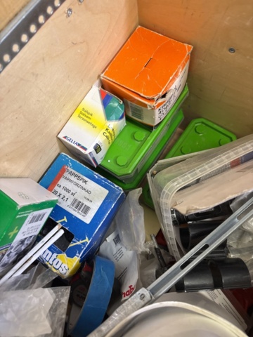 1443713-27 Samling med verktyg och utrustning - Stanley, Festool, Biltema m.fl.