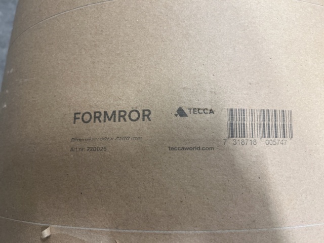 1449635-7 3 st Formrör för gjutning, Tecca