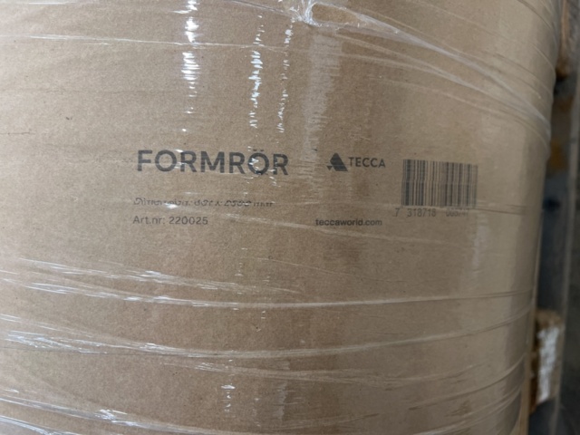 1449635-8 3 st Formrör för gjutning, Tecca