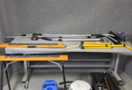 1443714 Samling med verktyg och städutrustning för bygg