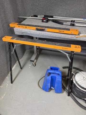 1443714-2 Collection of tools and cleaning equipment for construction