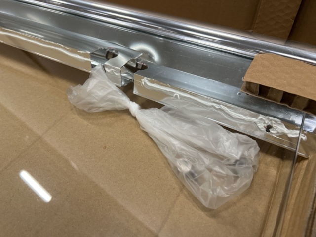 1449636-4 Duschvägg rak 190x70 cm