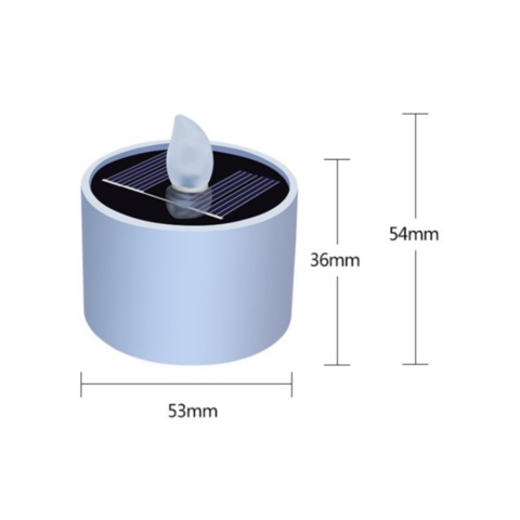 1449839-4 24 st Solar Candle 5,4 cm - Fri frakt