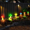 1449844-2 3 pcs Solar Powered String Lights Mushroom Glow (3 mushrooms) - Free shipping