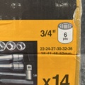 1449881-5 Hylssats Ironside 14-delar 3/4" 22-50 mm