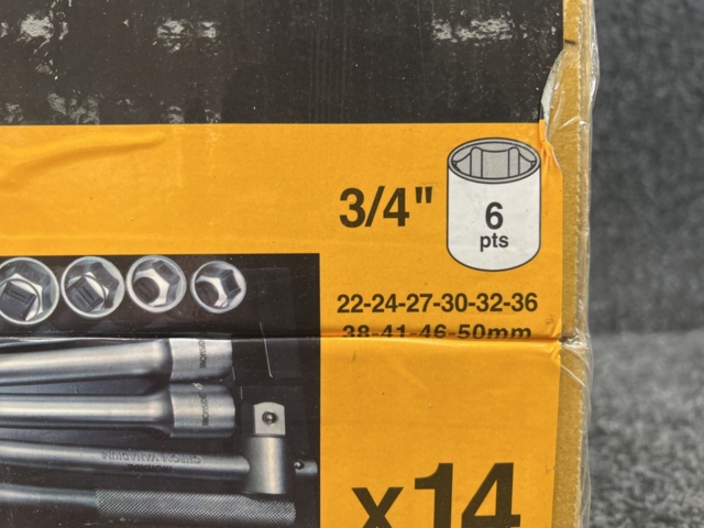 1449881-5 Hylssats Ironside 14-delar 3/4" 22-50 mm