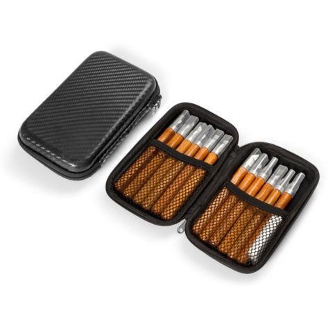 1449953-1 Wood carving set 12 pcs in storage case - Free shipping