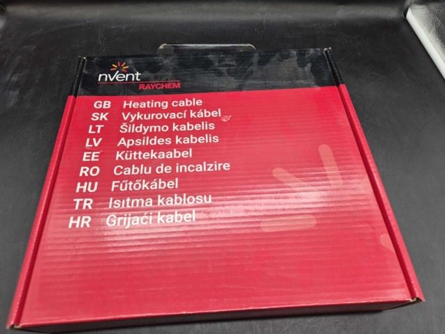 1447613-2 Heating cable – 35 m – nVent Raychem T2Blue-20, 20 W/m – two-core cable