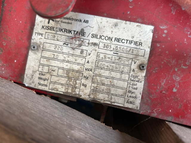 1423621-6 Batteriladdare - Tudor kiselriktare