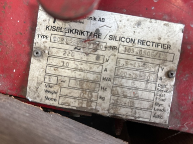 1423621-7 Batteriladdare - Tudor kiselriktare