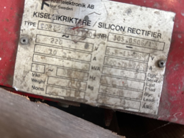 1423621-8 Batteriladdare - Tudor kiselriktare