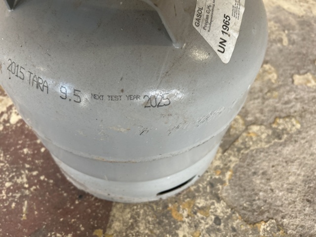 1423622-3 Gasolflaska (tom) - AGA, 9,5 kg