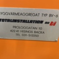 1423641-7 Byggvärmeaggregat - Totalinstallation AB BV-6