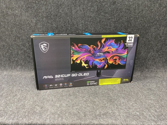 1448360-2 Gamingskärm MSI 32" 4K curved MAG 321CUP QD-OLED