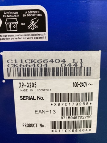 1448363-3 Bläckstråleskrivare Epson Expression Home XP-3205