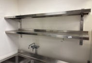 1372702 Väggmonterade hyllor – 2 st GGM Gastro