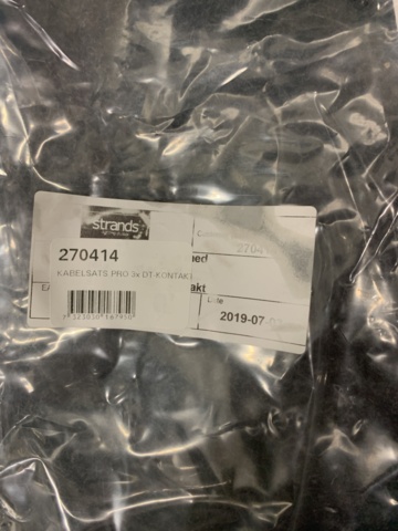 1454231-12 Förlängningskablage och kabelhärvor för extraljus