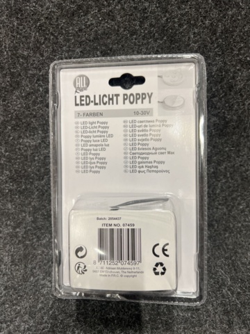 1454178-10 Ca 1600 st LED ljusplattor för Poppy