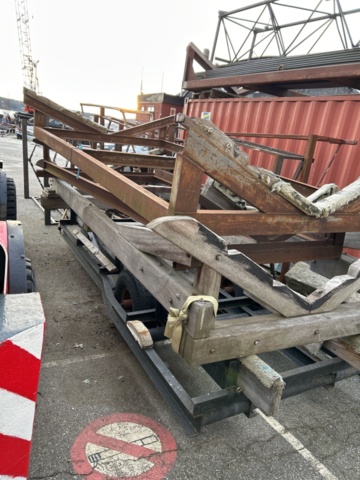 1423682-3 Samling med båtvaggor/upptagningsvagnar ca 12 st