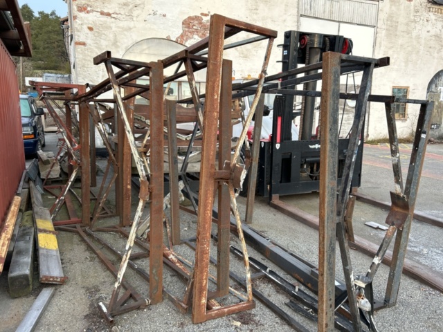 1423682-8 Samling med båtvaggor/upptagningsvagnar ca 12 st