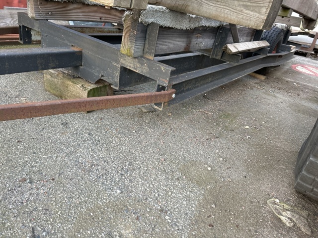 1423682-12 Samling med båtvaggor/upptagningsvagnar ca 12 st