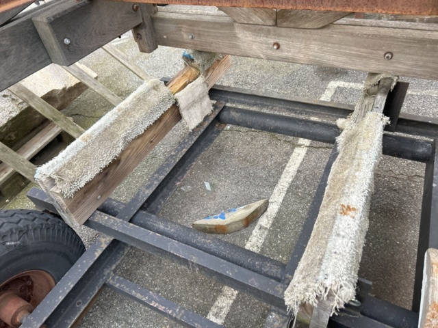 1423682-16 Samling med båtvaggor/upptagningsvagnar ca 12 st