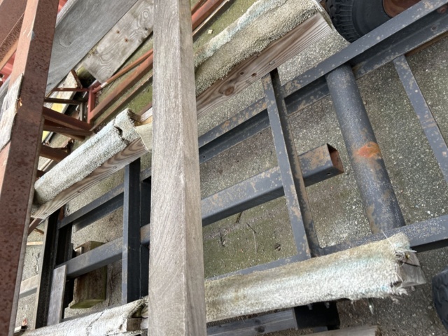 1423682-17 Samling med båtvaggor/upptagningsvagnar ca 12 st