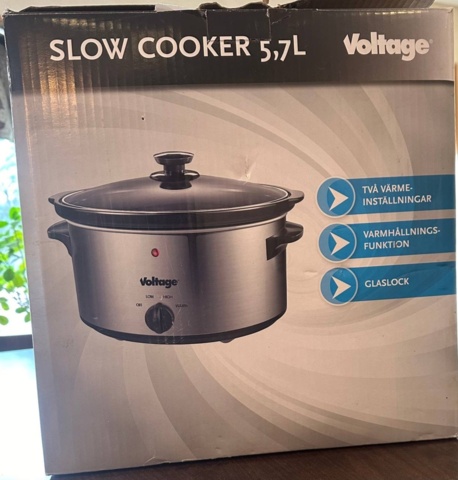 1396256-2 Slow Cooker 5,7L - Voltage