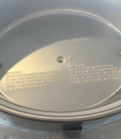 1396256-3 Slow Cooker 5,7L - Voltage