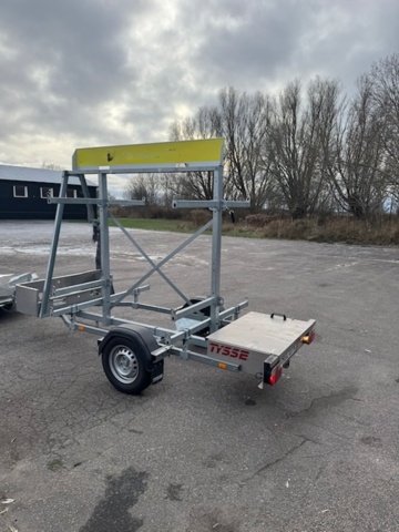 1356883-9 Transportsläp med 70 m² ställning samt fallskydd - Tysse - 2021