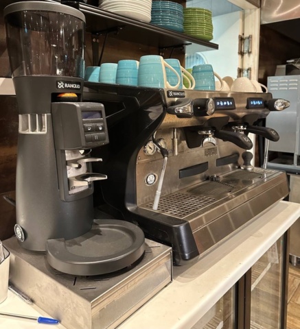 1396264-1 Espresso machine with grinder - Rancilio