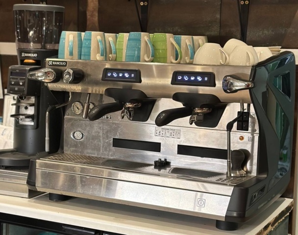 1396264-2 Espresso machine with grinder - Rancilio