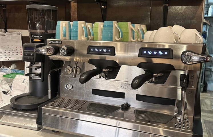 1396264-5 Espresso machine with grinder - Rancilio