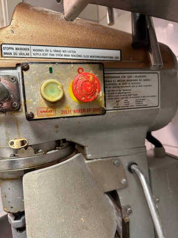 1396265-9 Dough mixer 20L - Smaky SP-200