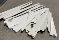 1396271 Komplett vägghängt hyllsystem