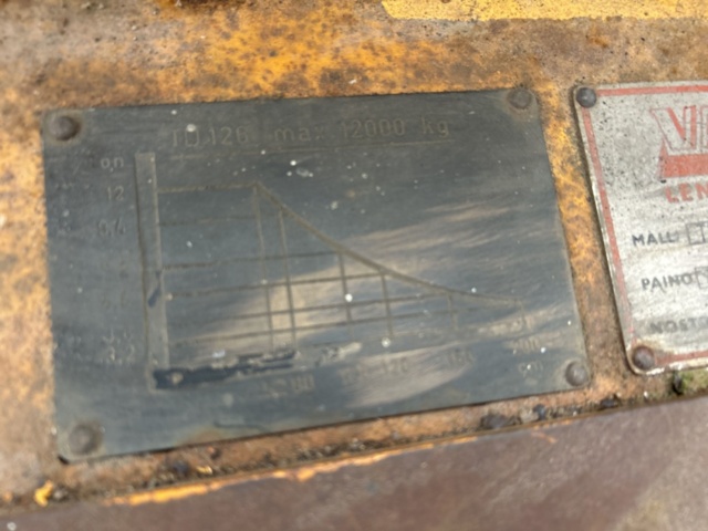 1423684-62 Forklift Valmet TD126-A1240 -1969