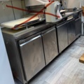 1396288-3 Refrigerated counter with sink and mixer