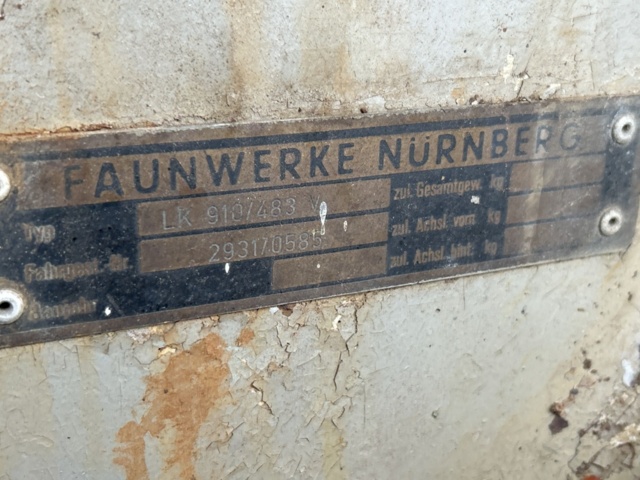 1423686-18 Mobile crane with accessories - Faunwerke LK 910/483