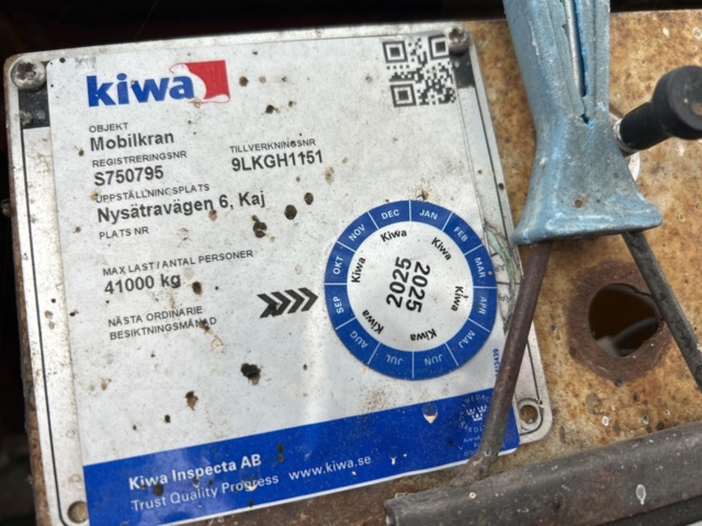 1423686-81 Mobile crane with accessories - Faunwerke LK 910/483