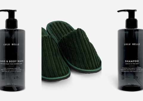 Bild som representerar auktionen - Partier med slippers, shampoo och bodywash