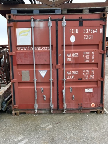 1423687-6 Container 20-fot med innehåll