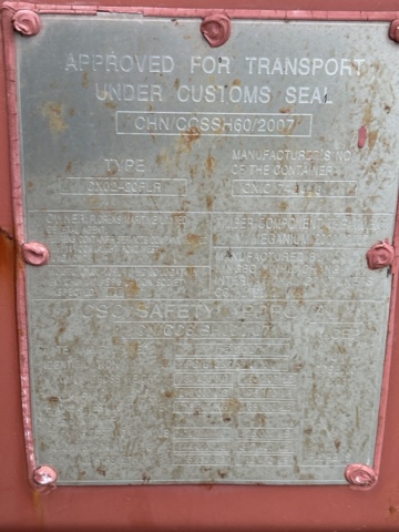 1423687-20 Container 20-fot med innehåll