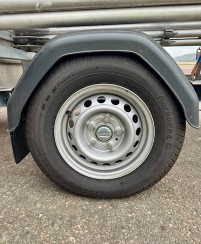 1356883-11 Transportsläp med 70 m² ställning samt fallskydd - Tysse - 2021