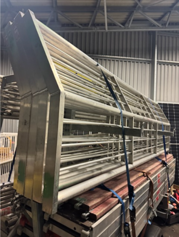 1356883-18 Transportsläp med 70 m² ställning samt fallskydd - Tysse - 2021