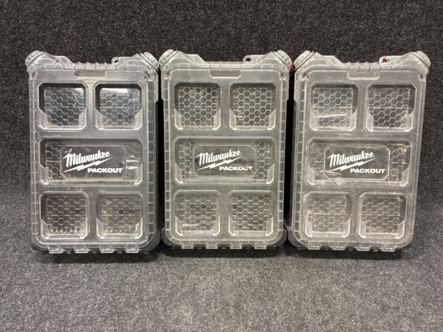 3 assortment boxes Milwaukee Packout - PS Auction - We value the future ...