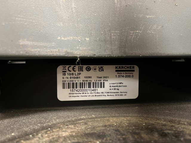 1343859-13 Torrisbläster IB 10/8 L2P ink Flat nozzle, pressure reducer