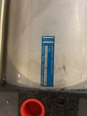 1454539-2 Pneumatisk cylinder Atlas Copco