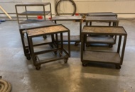 1454545 Workshop trolleys 5 pcs